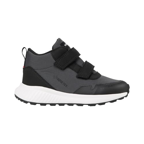Viking Aery Track Mid GTX 2V Walking Shoe, Black, 32 EU Schmal von Viking