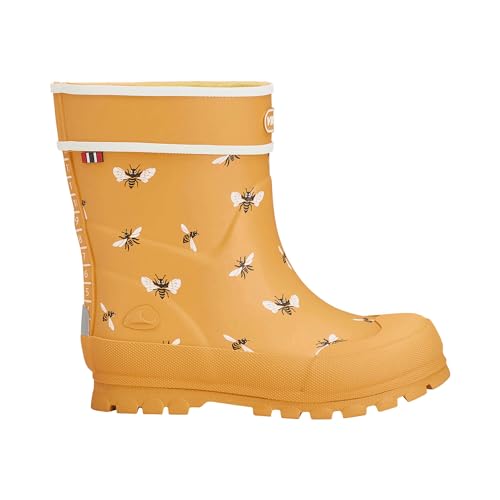 Viking Alv Jolly Rubber Boots, Yellow/White, 24 von Viking