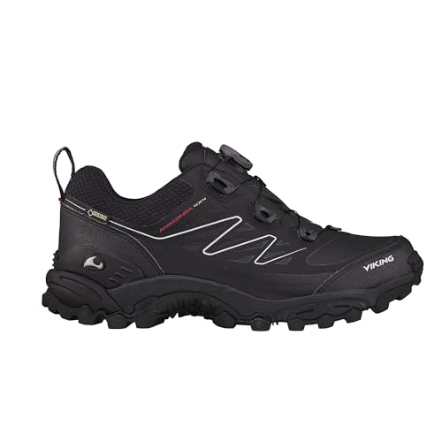 Viking Unisex Anaconda 4x4 Low GTX BOA, Black/Orange, 42 von Viking