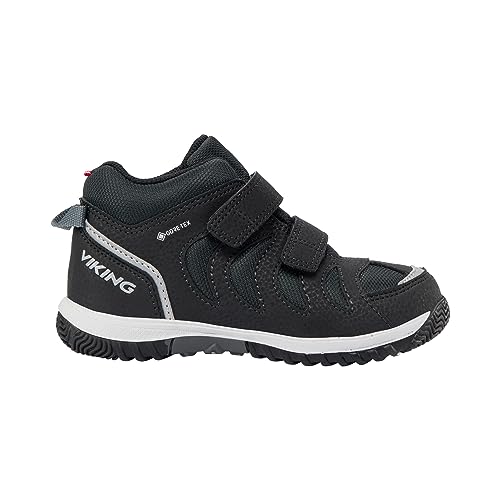 Viking Cascade Mid GTX 2V Walking Shoe, Black, 34 EU von Viking