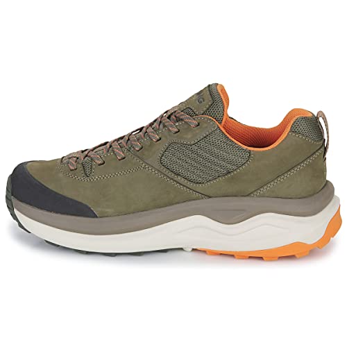 Viking Cerra Hike Low GTX M Walking Shoe Herren, Olive Orange, 44 EU Weit von Viking