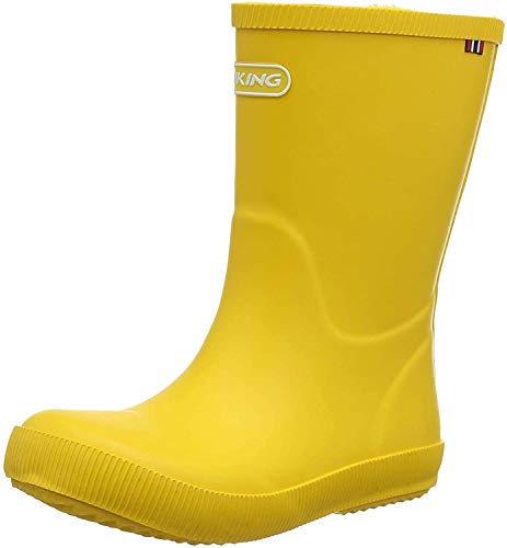 Viking Unisex-Kinder Classic Indie Gummistiefel, Gelb (Yellow 13), 24 EU von Viking