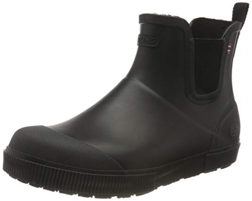 Viking Damen Praise Warm Kurzschaft Gummistiefel, Schwarz, 45 EU von Viking