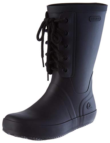 Viking Damen Retro Logg Rain Boot, Schwarz, 43 EU von Viking