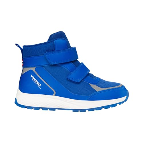 Viking Unisex Kinder Equip Glow Wp 2v Walking Shoe, Blau, 34 EU von Viking