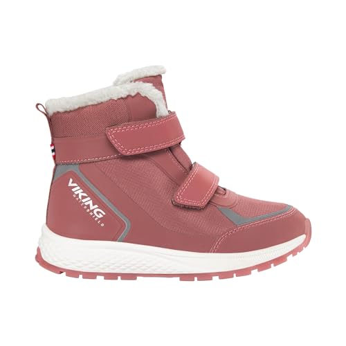 Viking Jungen Unisex Kinder Equip Glow Warm WP 2V Equestrian Boot, Pink, 26 EU von Viking