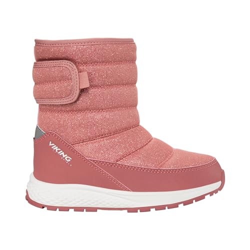 Viking Unisex Kinder Equip Pull-on Warm Wp 1v Snow Boot, Pink, 29 EU von Viking