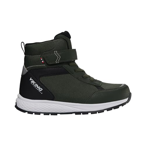 Viking Equip Warm WP 1V Snow Boot, Pine/Black, 36 EU von Viking