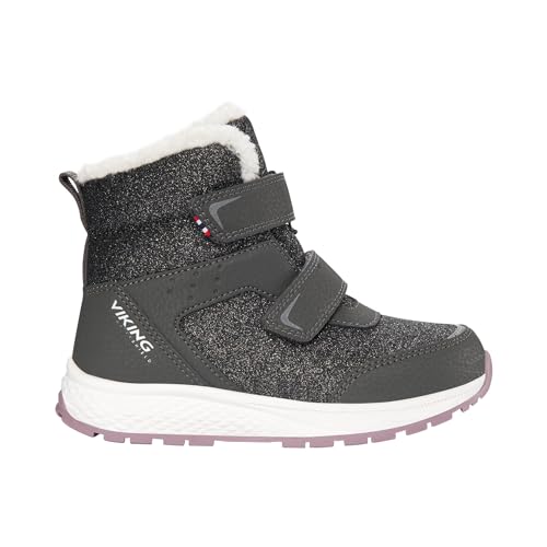 Viking Equip Warm WP 2V Snow Boot, Charcoal/Dusty Pink, 23 EU Viking Equip Warm WP 2V Snow Boot, Charcoal/Dusty Pink, 23 EU von Viking