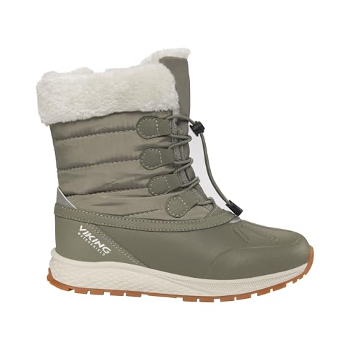 Viking Unisex Kinder Equip Warm Wp Zip Equestrian Boot, Olive, 32 EU von Viking