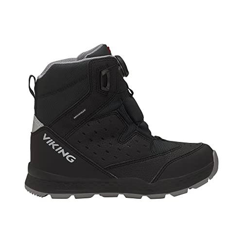 Viking Es​p​o​ Hi​g​h​ 2 WP BOA Warm​ Sport Shoes, Black, 36 von Viking