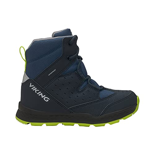 Viking Es​ p​o​ Hi​g​h​ 2 WP La​c​e​ Warm​ Stiefelette, Navy/Blue, 31 EU von Viking