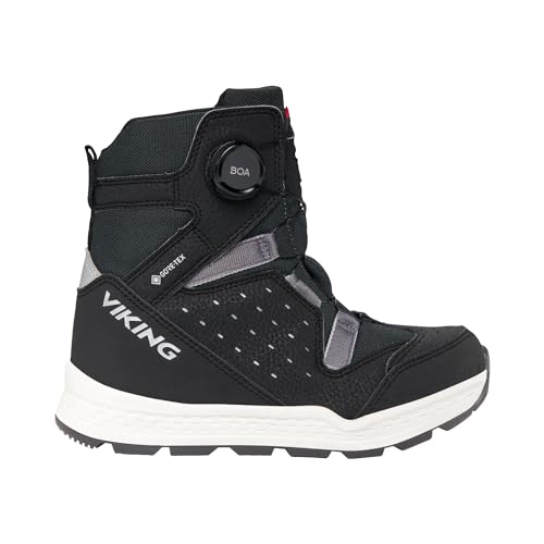 Viking Espo Reflex Warm GTX BOA Snow Boot, Black/Black, 31 EU Weit von Viking