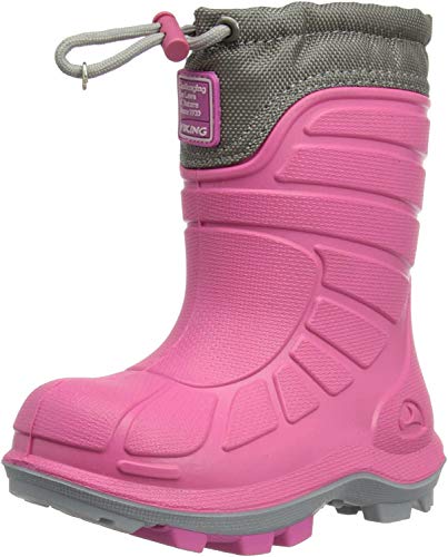 Viking Extreme 5-75400-903, Unisex-Kinder Schneestiefel, Pink (pink/Grey 903), EU 35 von Viking