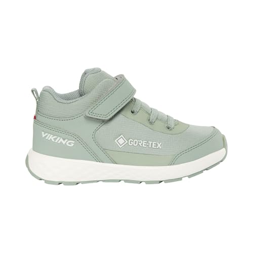 Viking Fun Mid GTX 1V Walking Shoe, Green, 32 EU von Viking