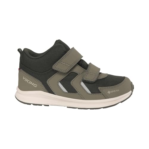 Viking Game Mid GTX 2V Walking Shoe, Olive/Pine, 34 EU von Viking