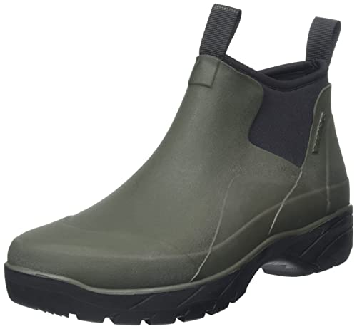 Viking Herren Pl?o?t? Ne?o? Lo?w? Rain Boot, Hunting Green Black, 45 EU von Viking