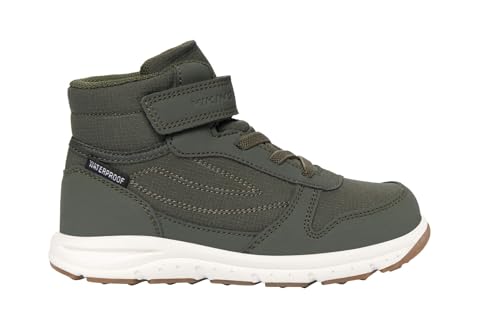 Viking Hovet Mid WP Walking Shoe, Olive, 34 EU Schmal von Viking