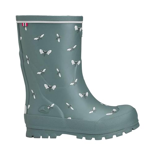 Viking Jolly Print Rubber Boots, Bluegreen/White, 25 von Viking