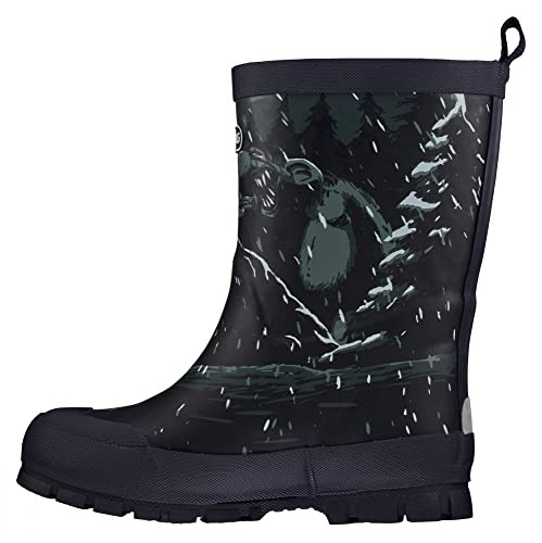 Viking Jolly Thermo Print Gummistiefel, Navy/Dark Grey, 34 von Viking