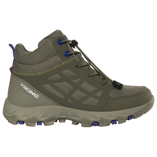 Viking - Kid's Track Mid Waterproof SL - Wanderschuhe Gr 33 oliv von Viking