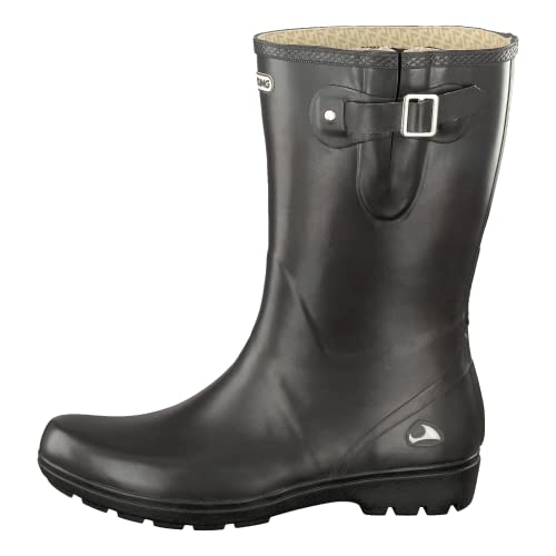 Viking Mädchen Mira Jr. Gummistiefel, Schwarz, 30 EU von Viking