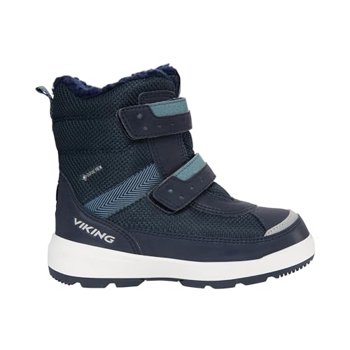 Viking Unisex Kinder Play Reflex Warm Gtx 2v Snow Boot, Navy Charcoal, 31 EU Weit von Viking