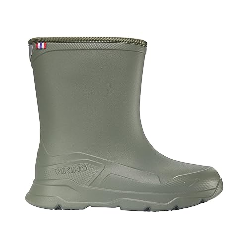 Viking Playrox Warm Snow Boot, Olive/Grey, 28 EU von Viking