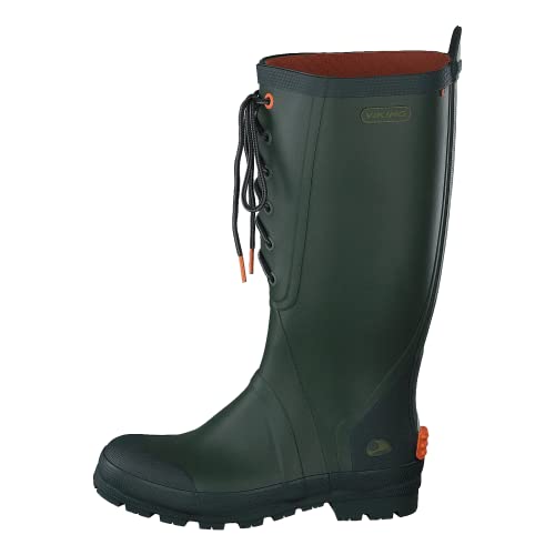 Viking SLAGBJORN 4.0, Unisex Gummistiefel, Grün (Green 4), 36 EU (3.5 UK) von Viking