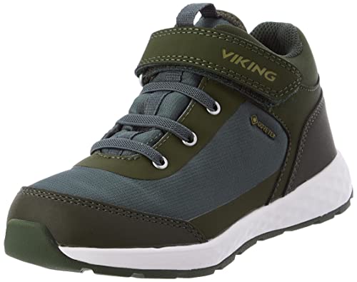 Viking Jungen Unisex Kinder Spectrum Reflex Mid GTX Walking Shoe, Pine, 23 EU von Viking