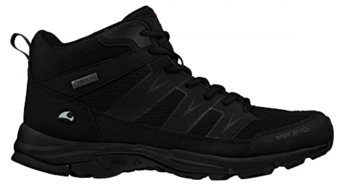 Viking Sporty Mid GTX M Wanderstiefel, Black/Charcoal, 42 von Viking