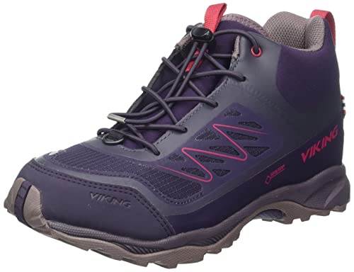 Viking Tind Mid GTX Wanderstiefel, Mid Grey/Ruby Red, 30 von Viking