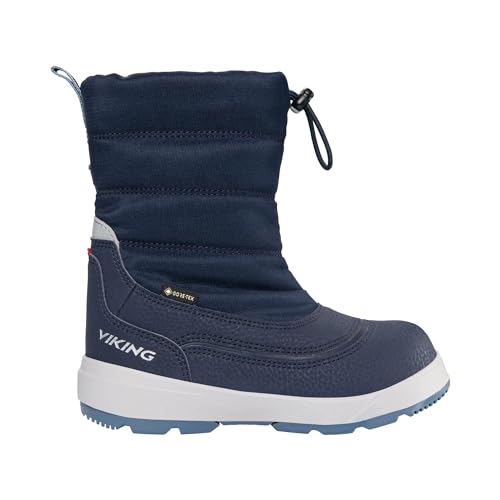 Viking Toasty Pull-on Warm GTX Snow Boot, Navy, 30 EU Weit von Viking