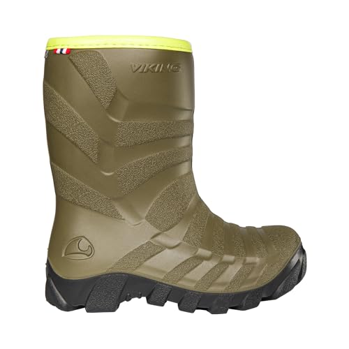 Viking Ultra Warm Snow Boot, Khaki Black, 25 EU von Viking