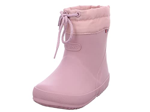 Viking Unisex Baby Indie Alv Thermo Wool Gummistiefel, Dusty Pink Light Pink, 20 EU von Viking