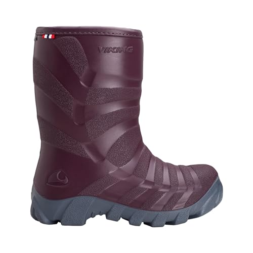 Viking Unisex Baby Ultra 2.0 Schneestiefel, Grape Grey, 22 EU von Viking