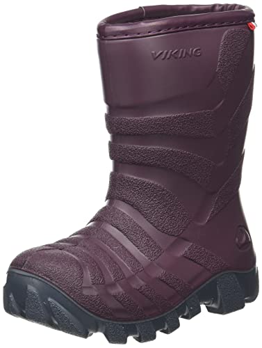 Viking Unisex Baby Ultra 2.0 Schneestiefel, Grape Grey, 23 EU von Viking