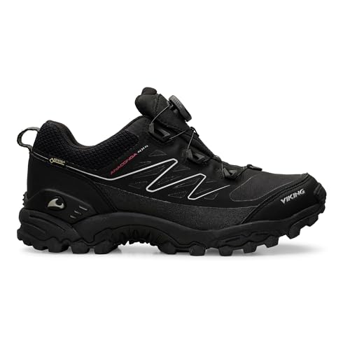 Viking Unisex-Erwachsene Anaconda 4x4 Boa GTX Trekking-& Wanderhalbschuhe, Schwarz (Black/Orange 231), 41 EU,Trekking- & Wanderschuhe von Viking