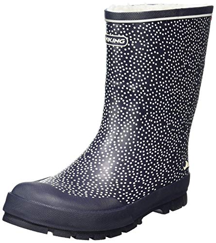 Viking Unisex Jolly Thermo Print Gummistiefel, Navy von Viking