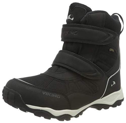 Viking Unisex Kinder Beito GTX Schneestiefel, Black, 33 EU, Schneestiefel von Viking