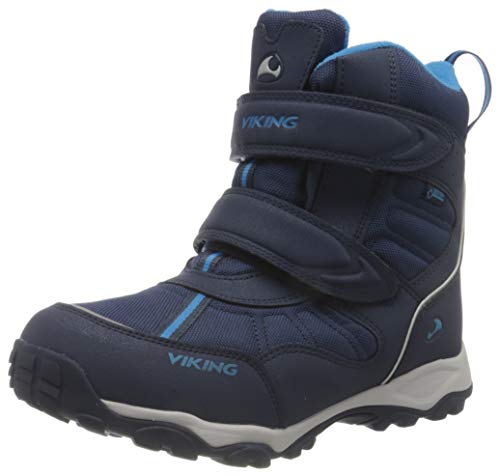 Viking Unisex Kinder Beito GTX Schneestiefel, Navy, 30 EU, Schneestiefel von Viking