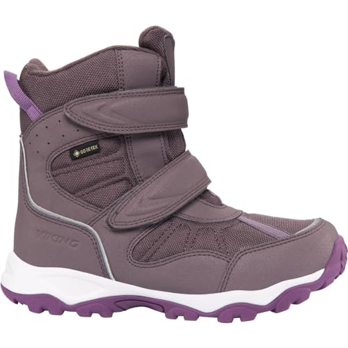 Viking Unisex Kinder Beito Warm Gtx 2v Snow Boot, Plum Purple, 29 EU von Viking