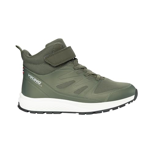 Viking Unisex Kinder Equip Mid Wp 1v Walking Shoe, Olive, 39 EU von Viking