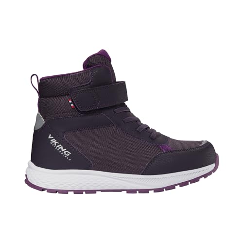 Viking Unisex Kinder Equip Warm Wp 1v Snow Boot, Aubergine Purple, 30 EU von Viking
