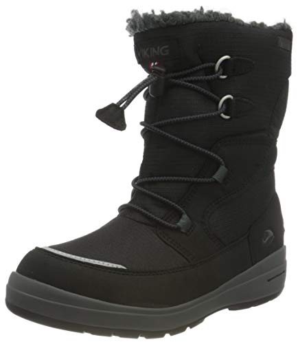 Viking Unisex Kinder Haslum GTX Schneestiefel, Black, 20 EU, Schneestiefel von Viking