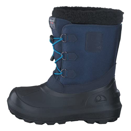 Viking Unisex-Kinder Istind Schneestiefel, 31 EU, Mid Blue Black von Viking