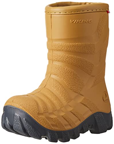 viking Unisex Kinder Ultra 2.0 Schneestiefel, Mustard Grey, 34 EU von Viking