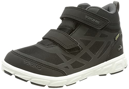 Viking Unisex Kinder Veme Mid R GTX Walking Schuh, Black Charcoal, 27 EU von Viking