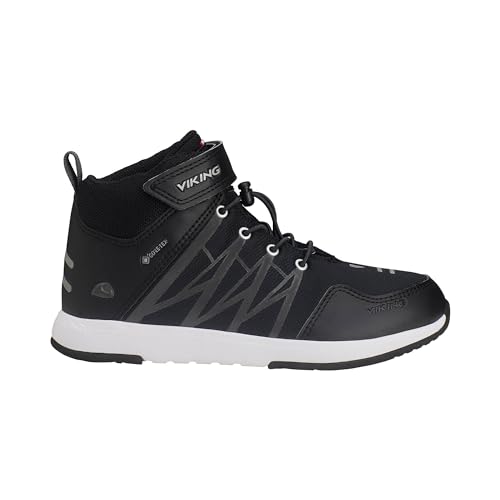 Viking Unisex Oppsal Reflex Mid GTX 1V SL Walking Shoe, Black/Charcoal, 32 EU Viking Unisex Oppsal Reflex Mid GTX 1V SL Walking Shoe, Black/Charcoal, 32 EU von Viking