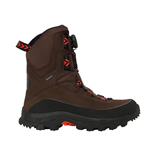 Viking Villrein High GTX BOA Walking Shoe, Dark Brown/Red, 37 EU Viking Villrein High GTX BOA Walking Shoe, Dark Brown/Red, 37 EU von Viking